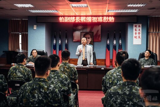 柏副部長慰問宜蘭駐軍 期深化保防工作與提升後備戰力