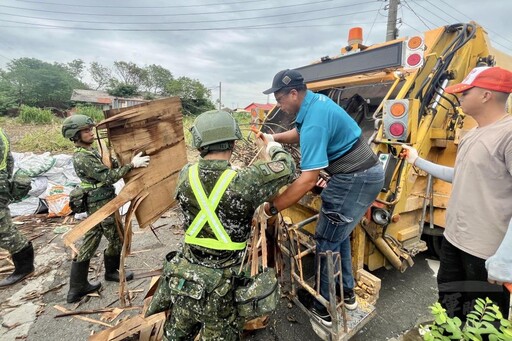 第五作戰區持續支援災後復原及預防性撤離工作