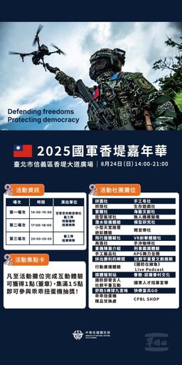 軍人節系列活動十周年 國防部多元慶祝凝聚全民國防共識