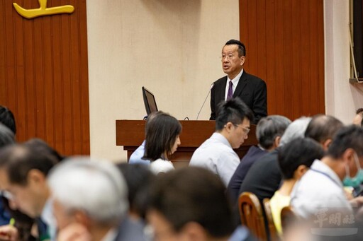 顧部長立院進行特別預算報告 強化防衛韌性與資通建設