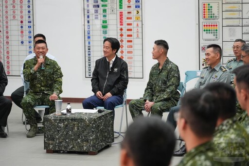 總統勗勉中部地區部隊 肯定國軍投入花蓮救災貢獻