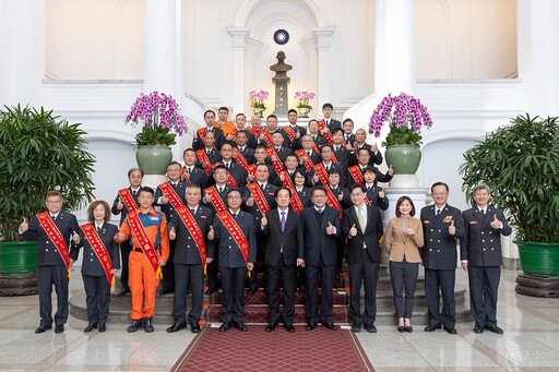 賴清德接見鳳凰獎楷模 期盼共建韌性防災體系