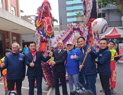 苗栗火旁龍首次立院飛舞 27年傳承創新接軌國際