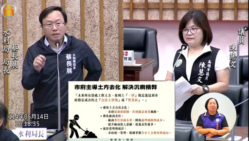單一廠商高價包辦千萬標案？陳慧文質疑水利局新制潛藏系統風險