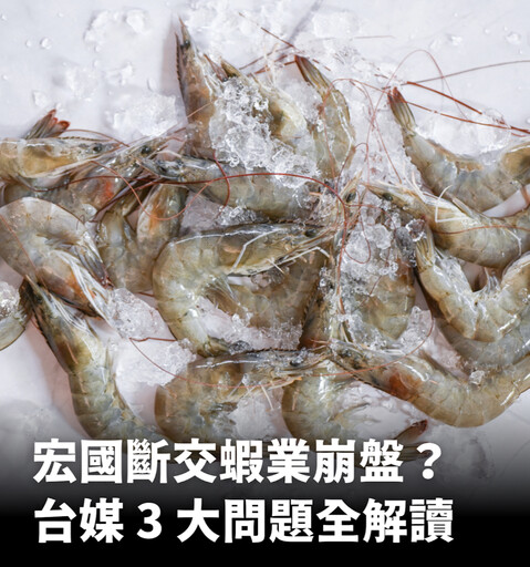 放大宏台斷交炒冷飯?全民查假會社揭白蝦出口真相