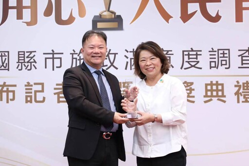 全國縣市施政滿意度調查 嘉市奪10金3銀全台唯一4度蟬聯「大滿貫」肯定