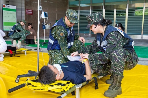 三總首次執行疏散撤離演練 漢光演習展現軍民醫療體系整合成效