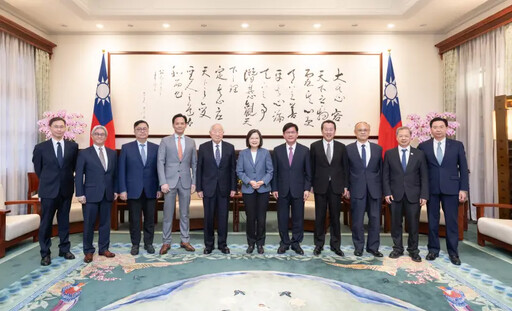接見APEC代表團 蔡英文：持續發揮台灣優勢