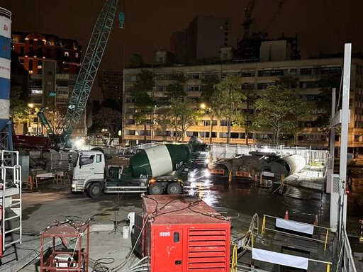 慶城街工地地基下陷 北市府：12點完成回填