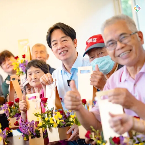 體驗包異國粽子！賴清德謝謝新住民對台貢獻