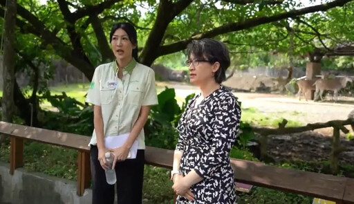 首度到北市動物園！蕭美琴興奮看「羚羊」