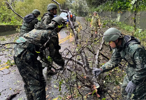 康芮挾帶豪雨襲台 六軍團助居民預防性撤離