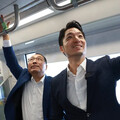 萬大線列車亮相！蔣萬安、侯友宜拚2027通車