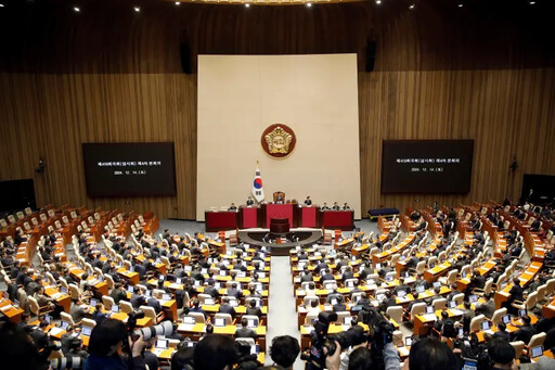 韓國會彈劾尹錫悅 民眾黨要民進黨深刻警惕