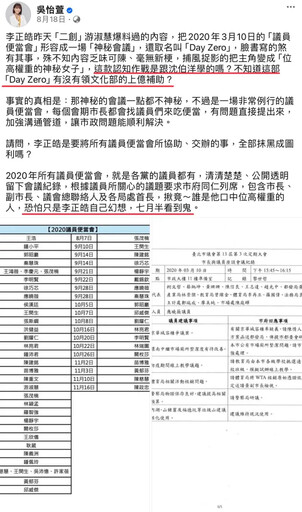 柯文哲工作簿有寫1500萬 李正皓開告黨幹部