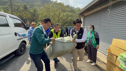 大地震重創台南楠西！綠委4卡車物資送暖