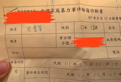 被爆不倫戀鹹濕對話 史書華反控前妻家暴