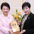 盧秀燕撞臉小池百合子 8字形容巨蛋取經行