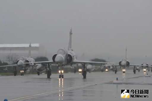 清泉崗基地幻象戰機機件故障 放棄起飛