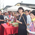 白沙屯媽祖200年首停南投！許淑華跪地恭迎