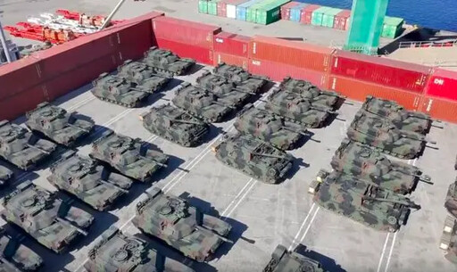 陸軍第二批42輛M1A2T戰車 月底前海運抵台