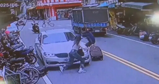 23歲男開BMW撞人「搶金飾」 躲防風林遭逮