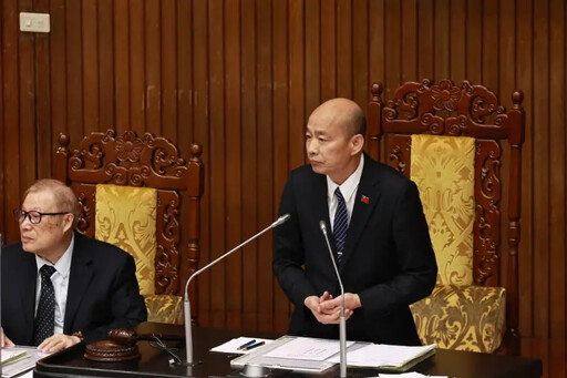 獨/韓國瑜罕見缺席周五院會 傳低調出國