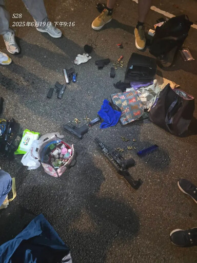 台中暗夜警匪追逐!擁5槍毒犯狼狽落網