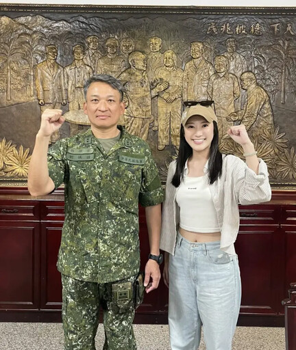 北市正妹議員赴馬祖勞軍 網嗨:國軍有福了
