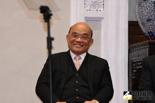 每3年體檢為繼續開車 78歲蘇貞昌領新駕照