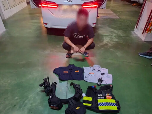 火警現場驚現19歲男為圓夢扮「假警察」