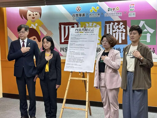 不再含淚投票！4小黨宣布合體力拚2026選舉