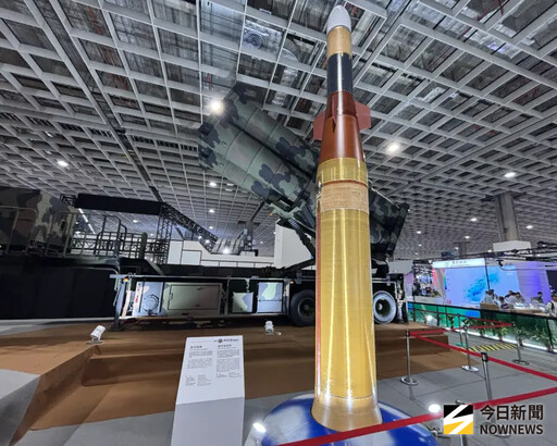 強弓飛彈國防展首亮相 中科院證實已量產