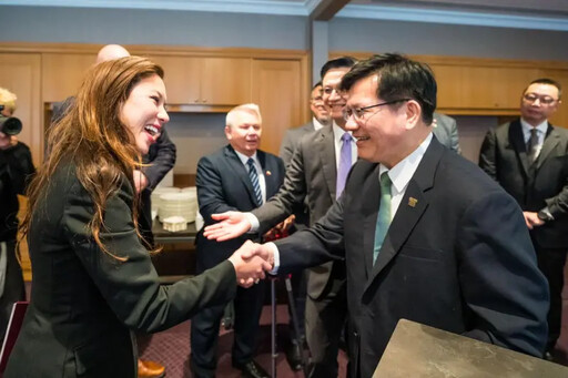 林佳龍設宴感謝挺台議員 呼籲守護民主價值