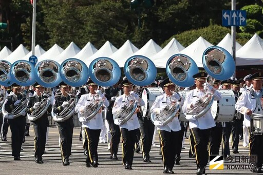 114年國慶 聯合樂隊暨三軍儀隊精湛演出