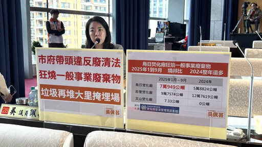 台中搶燒事業廢棄物 議員爆自家垃圾堆成山