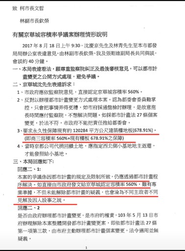 柯文哲是否涉京華城案？ 林洲民：曾定期向柯報告