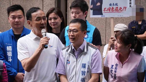 羅智強啟動百場「反惡罷」宣講 朱立倫領藍營齊聲力挺