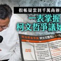 假帳疑雲到千萬商辦連環爆 一表掌握柯文哲爭議始末