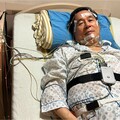 陳水扁又動刀！躺病床全身管線照曝光 親揭「左腳掌腫瘤」送化驗