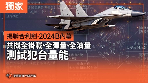 獨家／揭聯合利劍-2024B內幕 共機全掛載、全彈量、全油量測試犯台量能