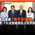 幕後／報復國會改革案「幾乎全違憲」 藍曝底限：7大法官被提名人砍到剩她