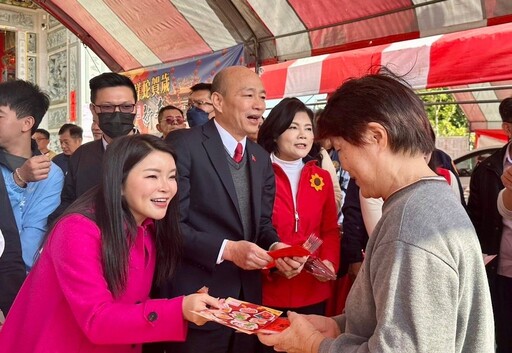 卓榮泰拜廟指政府「輪子」被立院消風遇困難 韓國瑜拜廟盼媽祖保佑向前衝