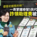 懶人包／都是初選惹的禍？ 一表掌握綠營5民代詐領助理費被查辦