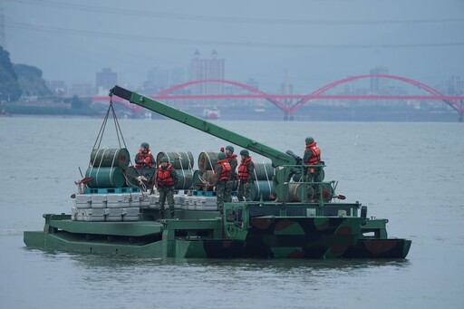 「小漢光」國軍演練阻斷淡水河 假想中國攻台直指總統府