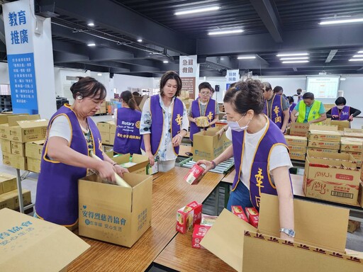 汛期將至安得烈慈善協會強化備援 千箱安心食物箱超前部署