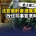 幕後／史上第二人！法官張軒豪酒駕遭拔官 改任司事官準時報到
