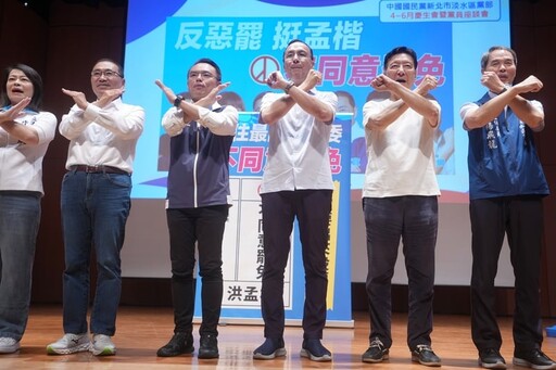 藍營大咖首次同台！朱立倫、侯友宜、趙少康合體反罷挺洪孟楷