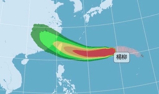 颱風假再等等 「穿心颱」楊柳路徑南修預估13日台灣東部登陸