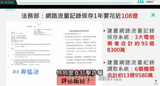 法務部交1張A4紙討107億 黃國昌震怒：上面沒寫幾個字？經費怎估的？